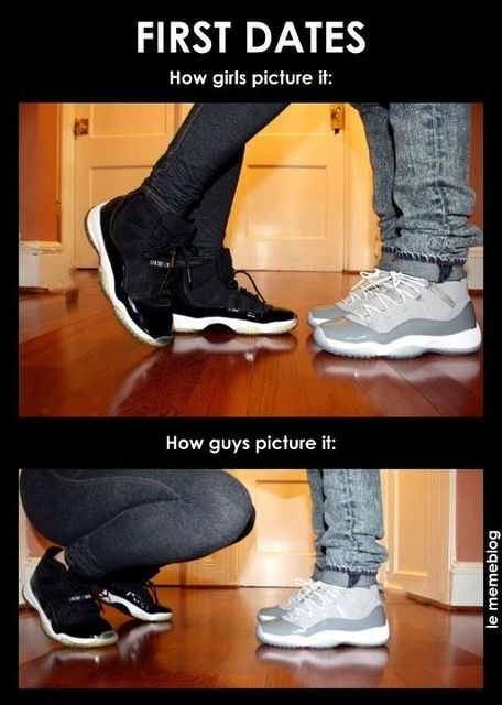 How girls and guys picture First Dates - 52830 - APINA; Funny 