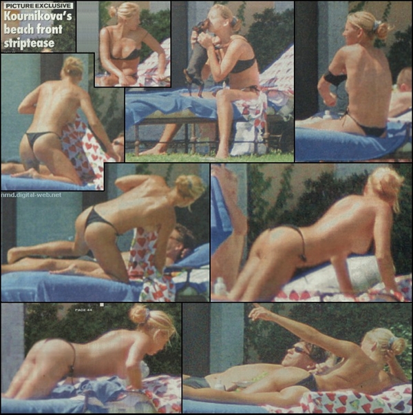 Anna Kournikova, Project-Firepower Gallery; Babe Celebrity Hot Beach 