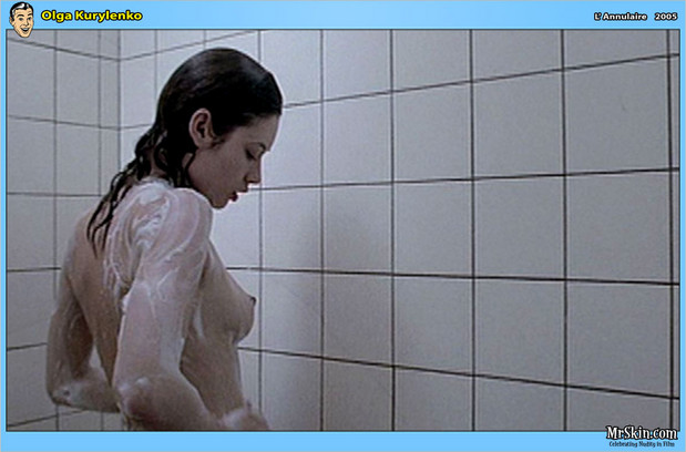 Olga Kurylenko soaps up in the shower; Celebrity 