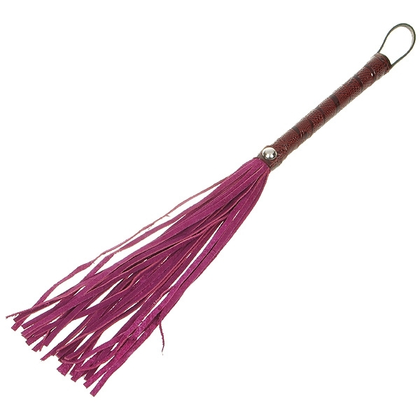 Cheap sale Soft Intimate Leather Whip with Strap (Color Assorted) online; Toys 