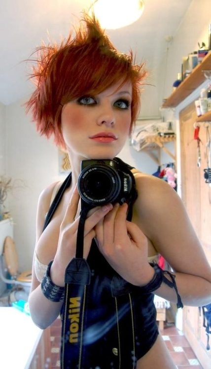 Photogirl; Babe Red Head SFW 